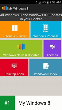 My Windows 8 app screenshot 1