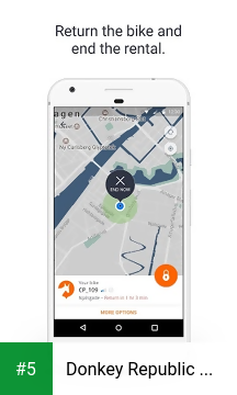 Donkey Republic bike rental app screenshot 5