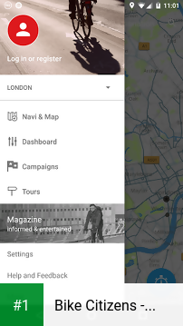 Bike Citizens - Bicycle GPS app screenshot 1