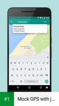 Mock GPS with joystick app screenshot 1