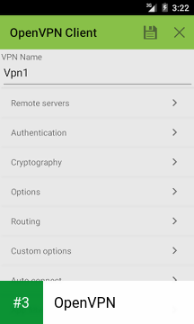 OpenVPN app screenshot 3