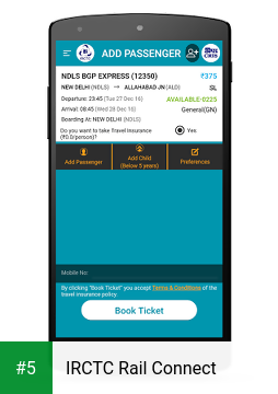 IRCTC Rail Connect app screenshot 5