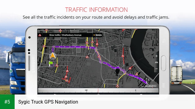 Sygic Truck GPS Navigation app screenshot 5