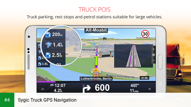 Sygic Truck GPS Navigation apk screenshot 4