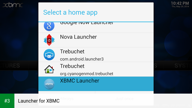 Launcher for XBMC app screenshot 3