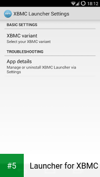 Launcher for XBMC app screenshot 5