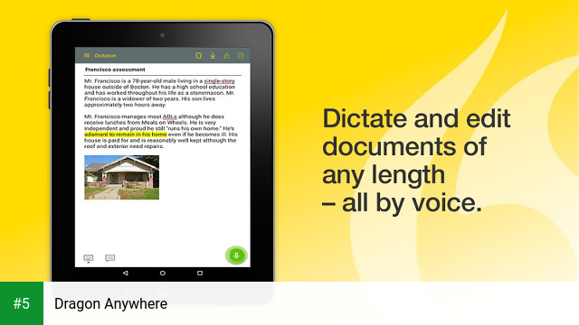 Dragon Anywhere app screenshot 5