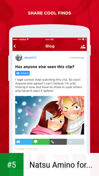 Natsu Amino for Fairy Tail app screenshot 5