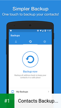 Contacts Backup & Restore app screenshot 1