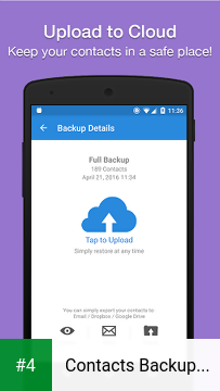 Contacts Backup & Restore apk screenshot 4