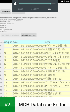 MDB Database Editor apk screenshot 2