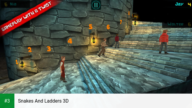 Snakes And Ladders 3D app screenshot 3
