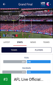 AFL Live Official App app screenshot 3