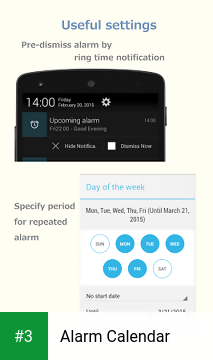 Alarm Calendar app screenshot 3