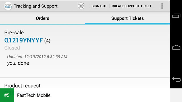 FastTech Mobile app screenshot 5