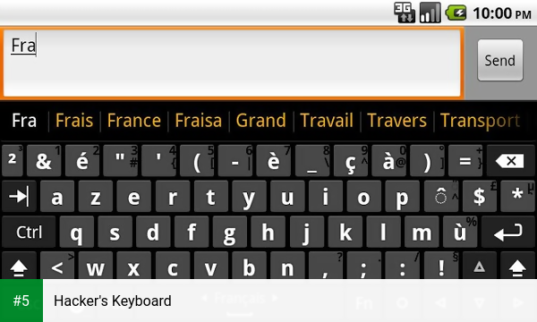 Hacker's Keyboard app screenshot 5