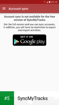 SyncMyTracks app screenshot 5