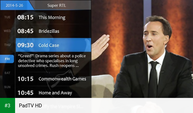 PadTV HD app screenshot 3