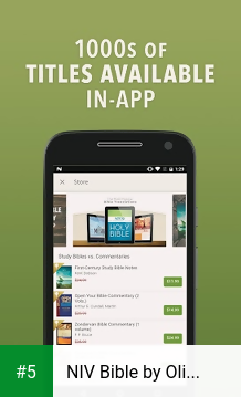 NIV Bible by Olive Tree app screenshot 5