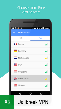 Jailbreak VPN app screenshot 3