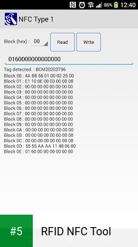 RFID NFC Tool app screenshot 5