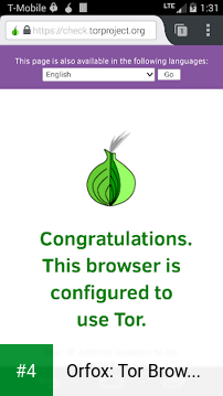 Orfox: Tor Browser for Android apk screenshot 4