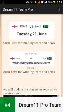 Dream11 Pro Team apk screenshot 4