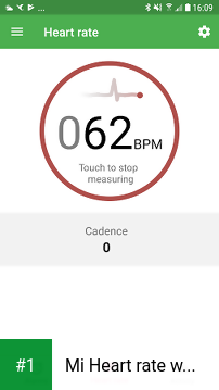Mi Heart rate with Smart Alarm - be fit Band app screenshot 1