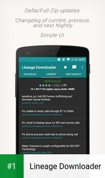 Lineage Downloader app screenshot 1