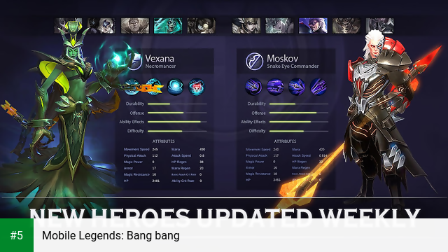 Mobile Legends: Bang bang app screenshot 5