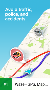 Waze - GPS, Maps, Traffic Alerts & Live Navigation app screenshot 1