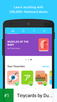 Tinycards by Duolingo app screenshot 1