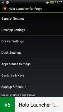 Holo Launcher for Froyo apk screenshot 6