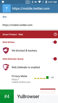 YuBrowser apk screenshot 4
