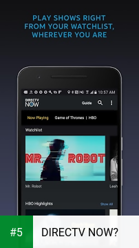 DIRECTV NOW℠ app screenshot 5