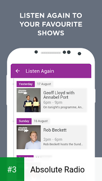 Absolute Radio app screenshot 3