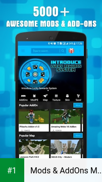 Mods & AddOns Master for MCPE (Minecraft PE) app screenshot 1