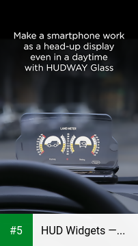 HUD Widgets — Driving widgets with HUD mode app screenshot 5