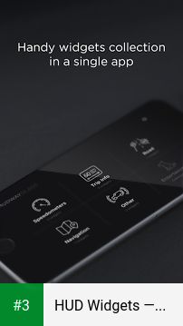 HUD Widgets — Driving widgets with HUD mode app screenshot 3