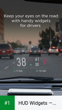 HUD Widgets — Driving widgets with HUD mode app screenshot 1