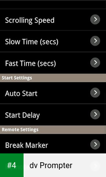 dv Prompter apk screenshot 4