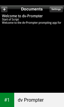 dv Prompter app screenshot 1