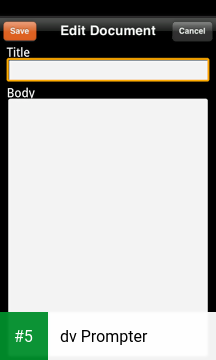 dv Prompter app screenshot 5