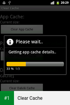 Clear Cache app screenshot 1
