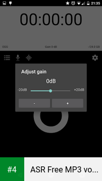 ASR Free MP3 voice recorder apk screenshot 4