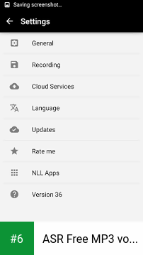 ASR Free MP3 voice recorder apk screenshot 6