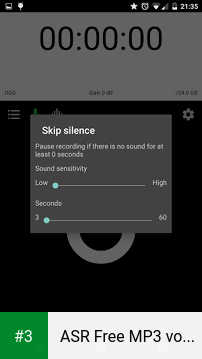 ASR Free MP3 voice recorder app screenshot 3