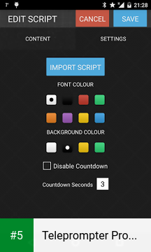 Teleprompter Pro LITE app screenshot 5