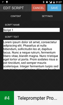 Teleprompter Pro LITE apk screenshot 4