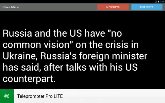 Teleprompter Pro LITE apk screenshot 6